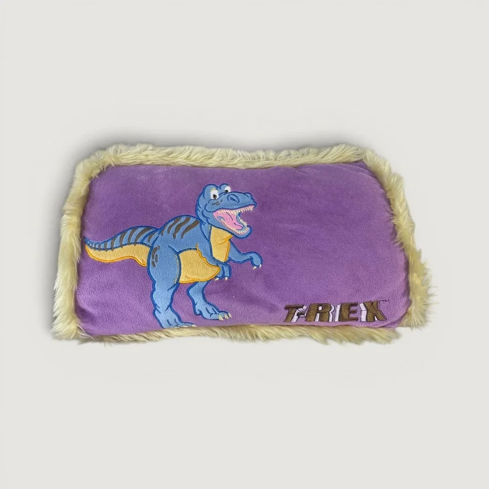 T-Rex Cafe Purple Dinosaur Plush Pillow Landrys Disney Springs Souvenir Toy